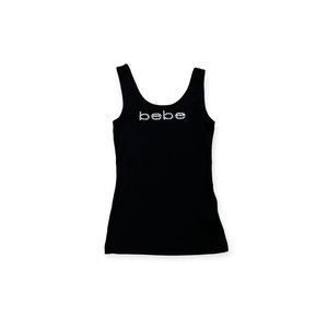 bedazzled bebe tank top